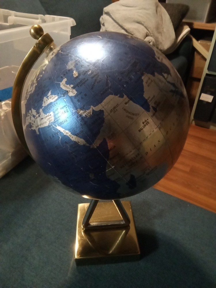 Small 15" tall Desk Globe