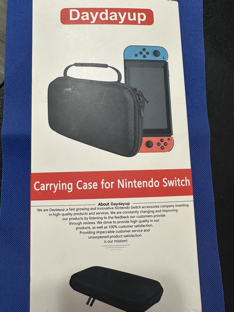 FOR NINTENDO SWITCH CARRYING CASE BLACK NEW