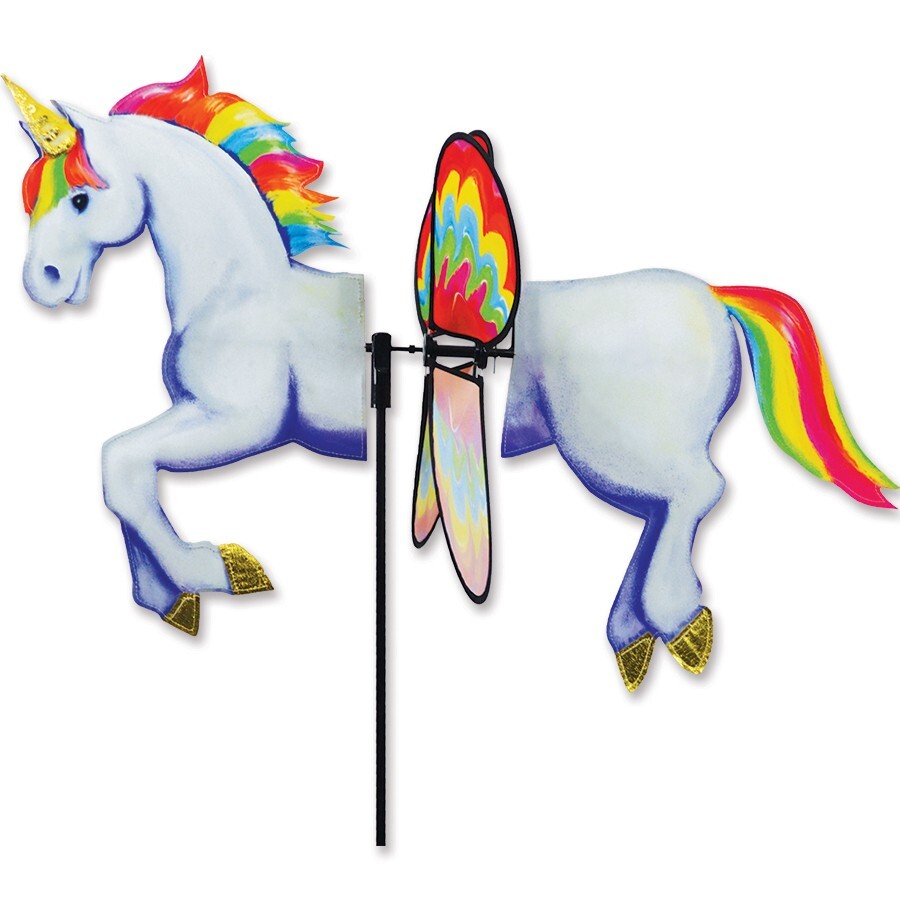 Deluxe Unicorn Wind Spinner Petite 27"