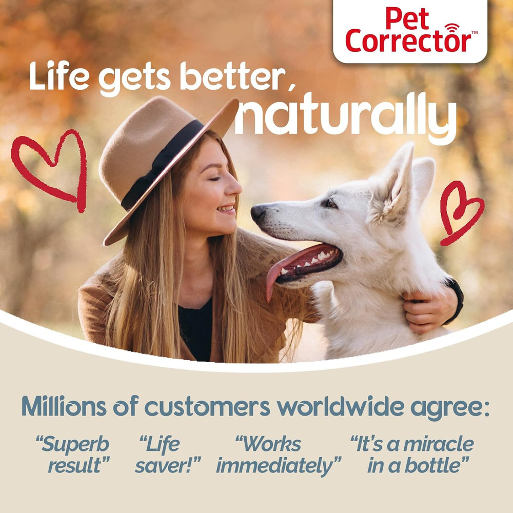 PET CORRECTOR Dog Trainer, 200Ml. 4 Pack- Stops Barking, Jumping Up, Place Avoid