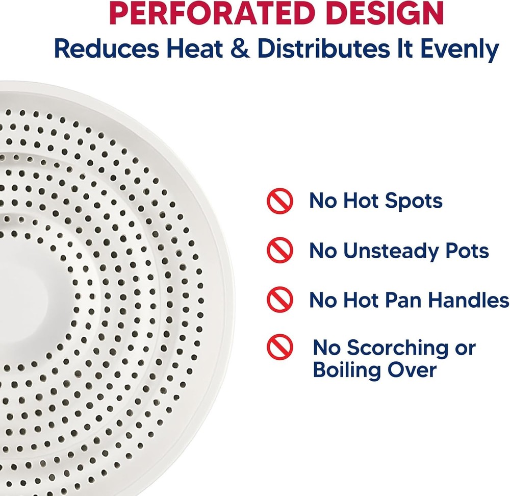Versatile Heat Diffuser with Removable Handle – Ideal for All Your Cooking Needs