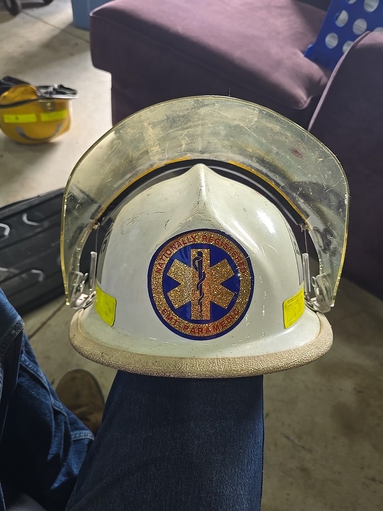 Retired Firefighter Helmet