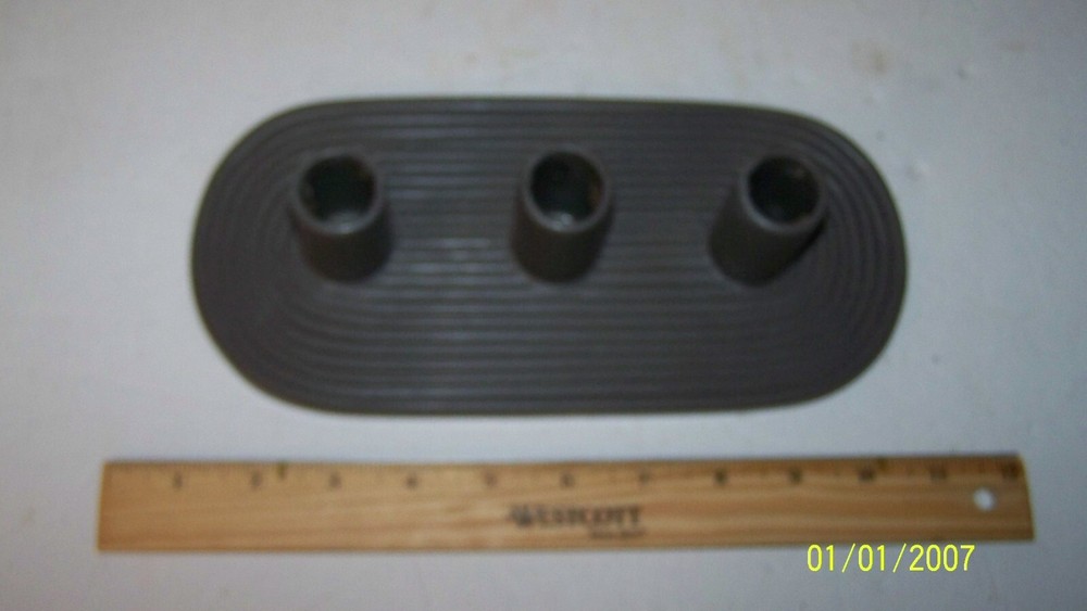 Ceramic Tapered Candle Holder GRAY