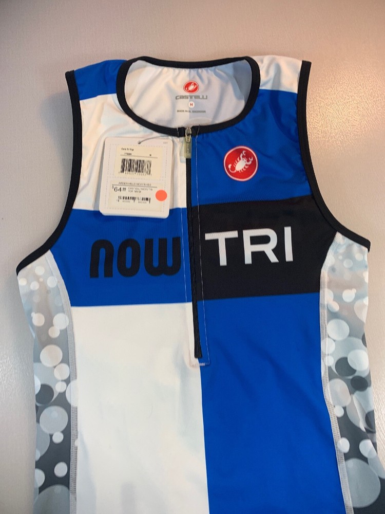 Castelli Mens Now Tri Top Medium M (6570-17)