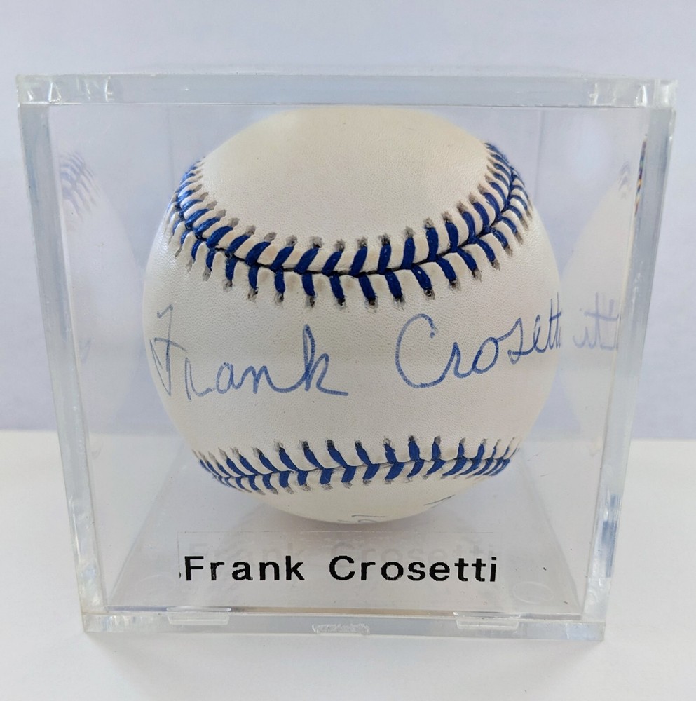 Frank Corsetti Signed OAL Special Joe DiMaggio Baseball