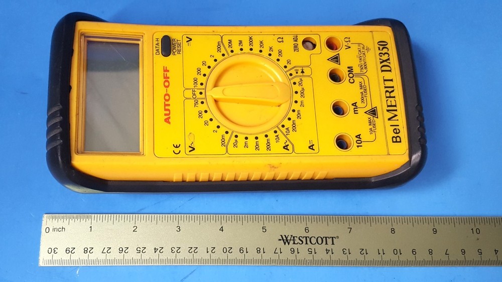 One- Digital Multimeter, DX350, Bel MERIT, Auto off