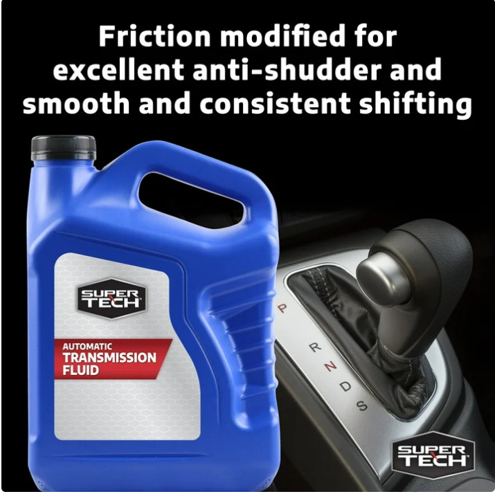 2 Bottle Super Tech Automatic Transmission Fluid, 1 Gallon Bottle