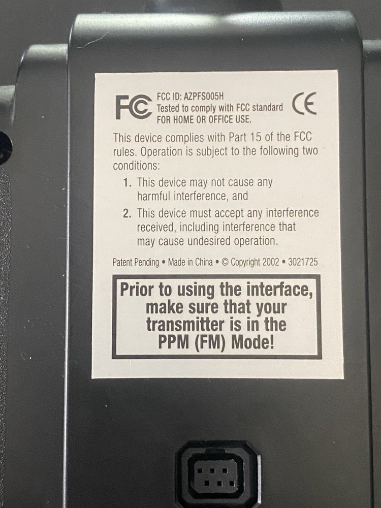 Great Planes RealFlight R/C Flight Simulator Interlink Controller Futaba +G3 1&2