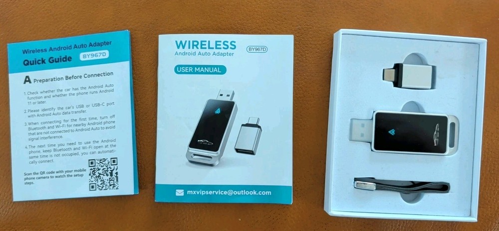 BY967D Wireless Android Auto Wireless Adapter