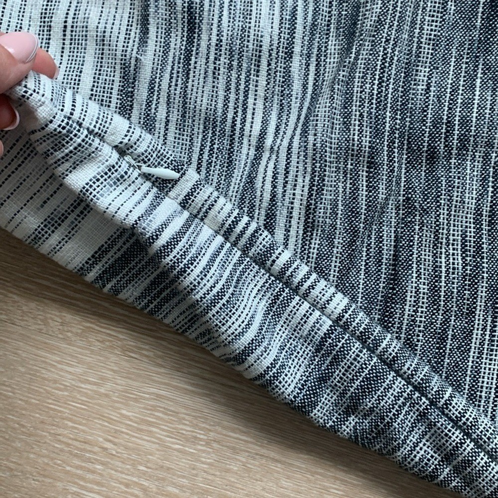 Haven striped accent pillowcase cover