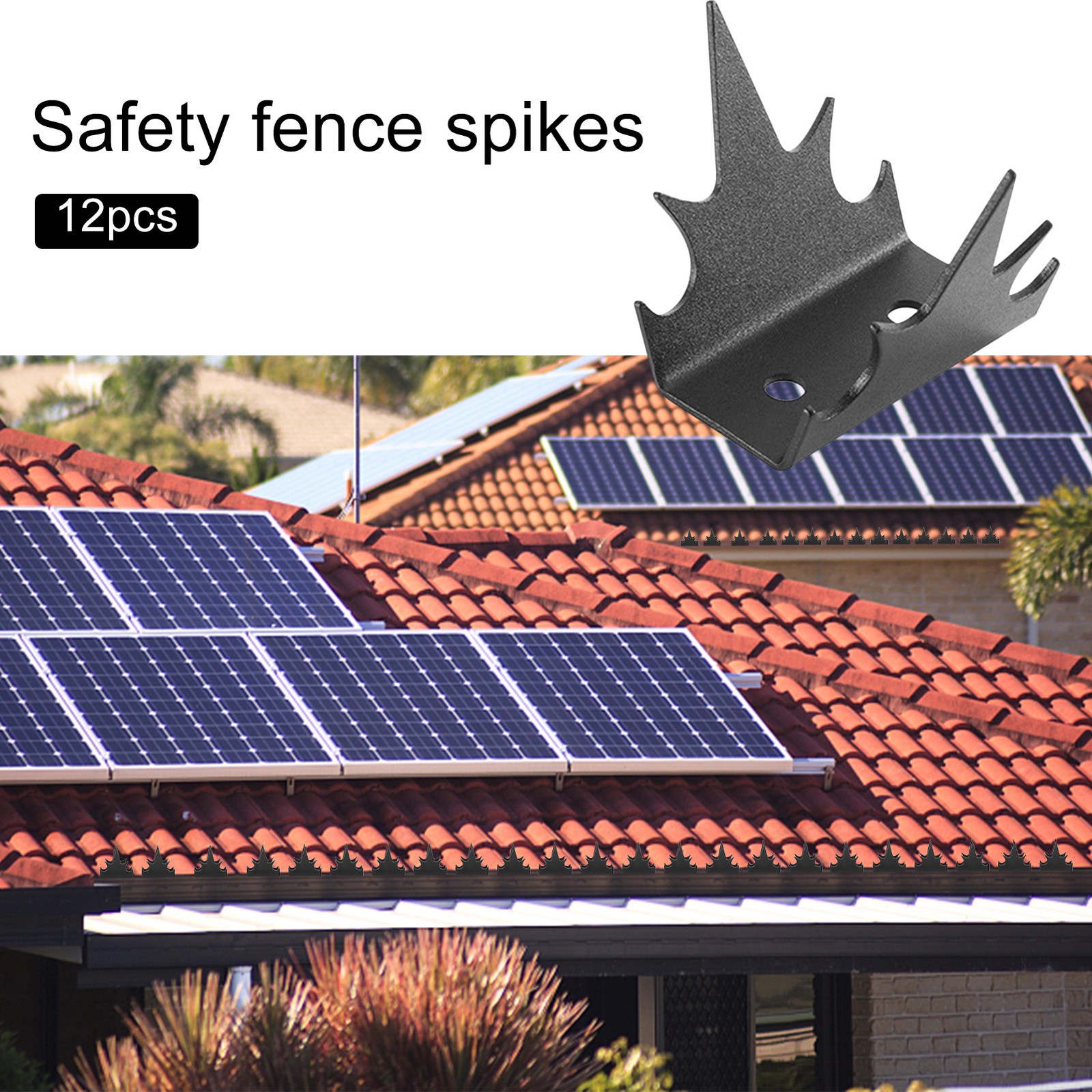 Fence Wall Spikes Fence Security Spikes Bird Defender Anti Theft Spikes For Yard
