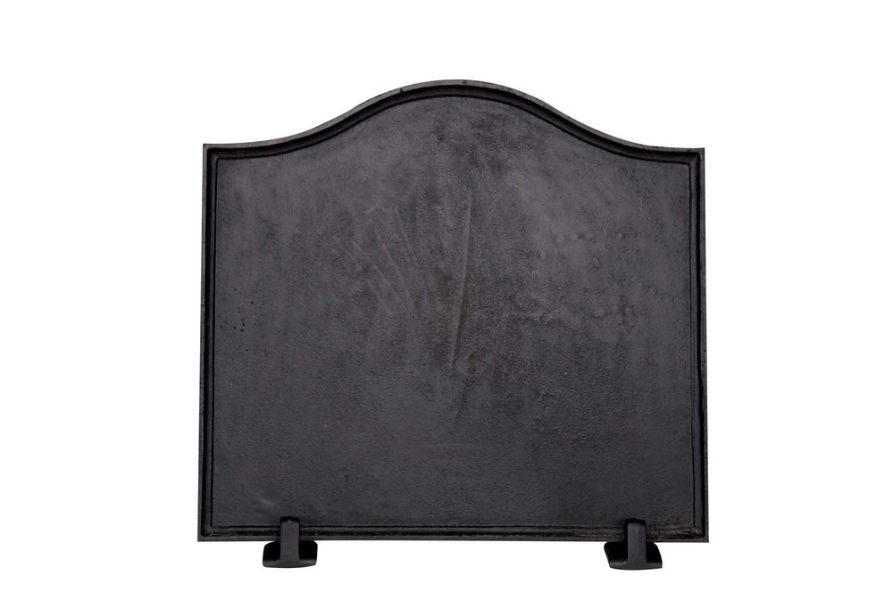 Dagan Black Cast Iron Fireback, 24in. x 22in.
