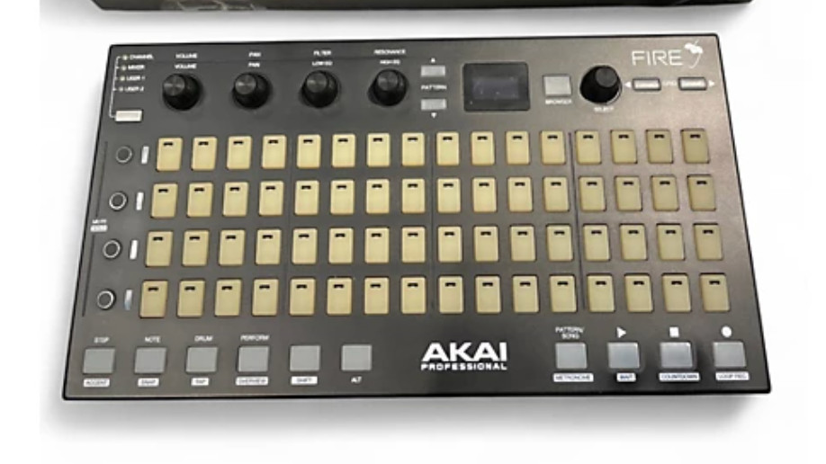 EUC Akai Professional Fire USB Midi Pad Controller- Designed specifically for FL