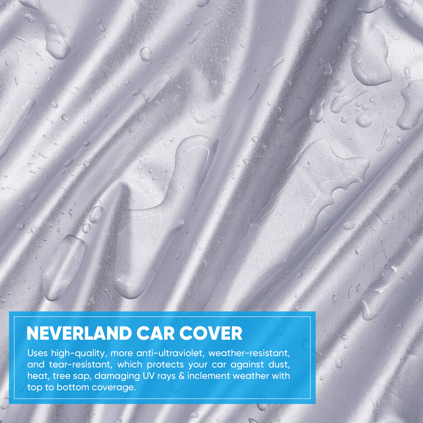 XXXL SUV Car Cover Outdoor Snow Dust Sun UV Resistant For Cadillac Escalade ESV