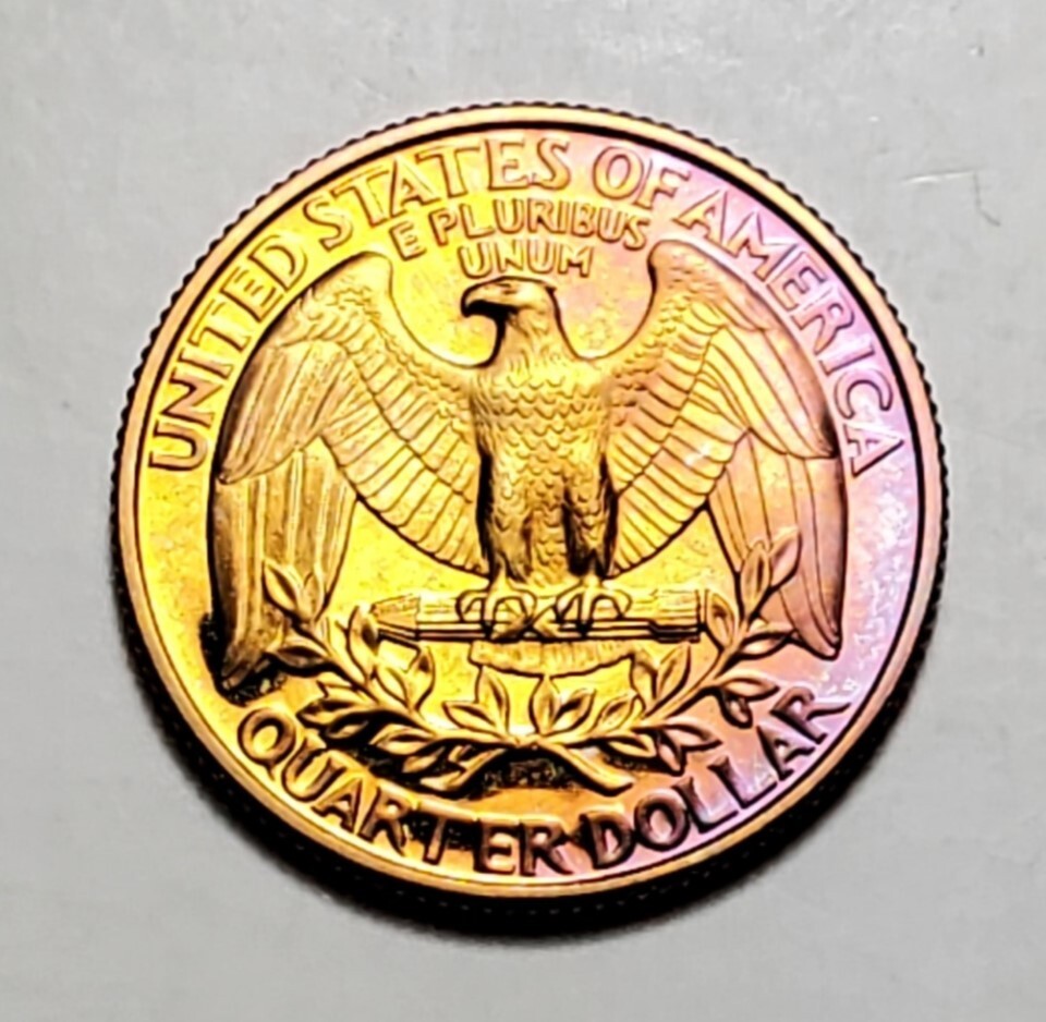 TONED 1994 S WASHINGTON QUARTER CLAD PROOF UNC #C5500