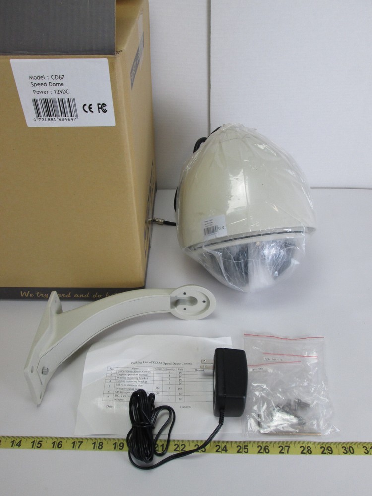 New NOS EMC LVD Speed Dome Security Camera Model CD67
