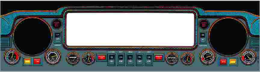 Willliams Getaway Pinball Machine Speaker Panel DMD BRAND NEW