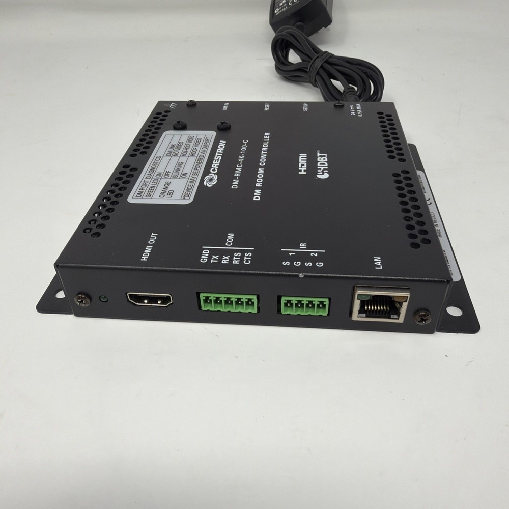 Crestron DM-RMC-4K-100-C Room Controller HDBaseT Receiver