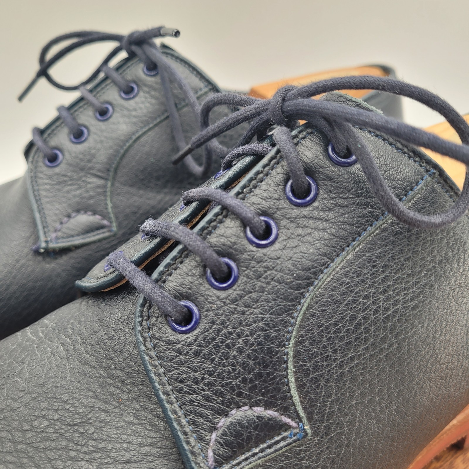 Church's Fulbeck Full Grain Pebbled Leather Derby Mens Shoes Sz 10 Nazy