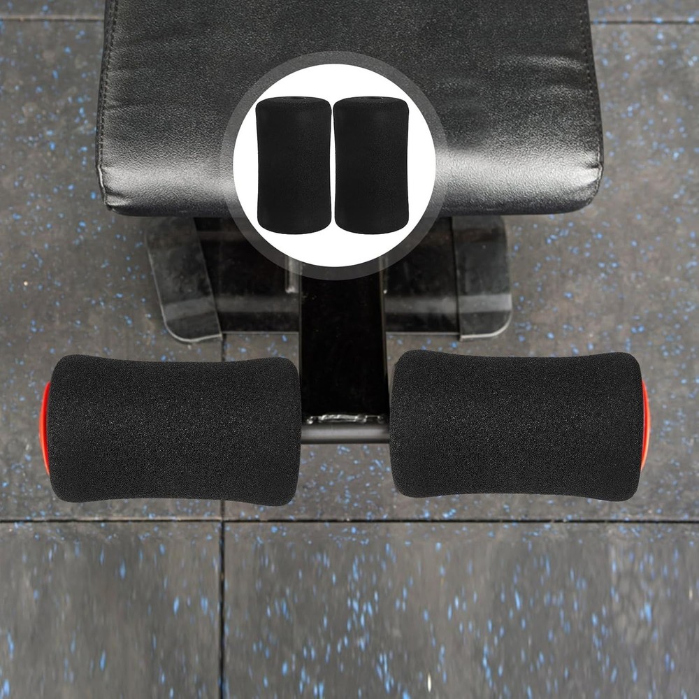 4Pcs Foam Foot Pads Rollers Replacement Roller Pad for Leg Extension Sponge C...