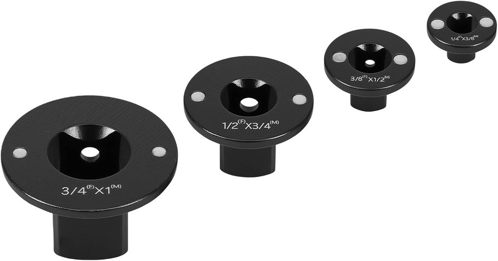 4Pcs Low Profile Impact Socket Adapter Set Drive Ratchet Adapter Set Magnetic US