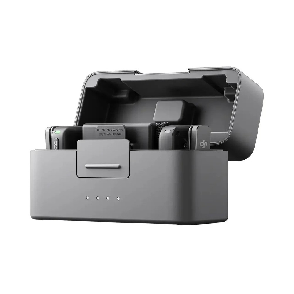 DJI Mic Mini (2 TX + 1 RX + Charging Case) Wireless Lavalier Microphone Vlogging