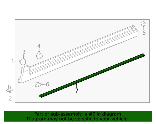 Genuine GM Weatherstrip 42748099