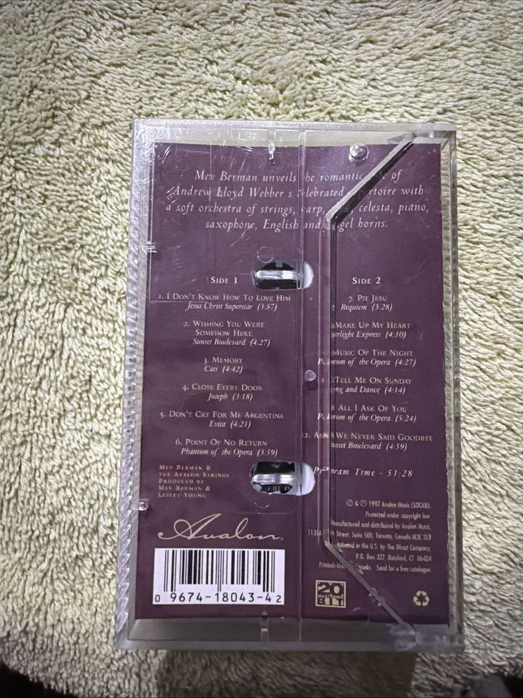 Andrew Lloyd Webber Cassette