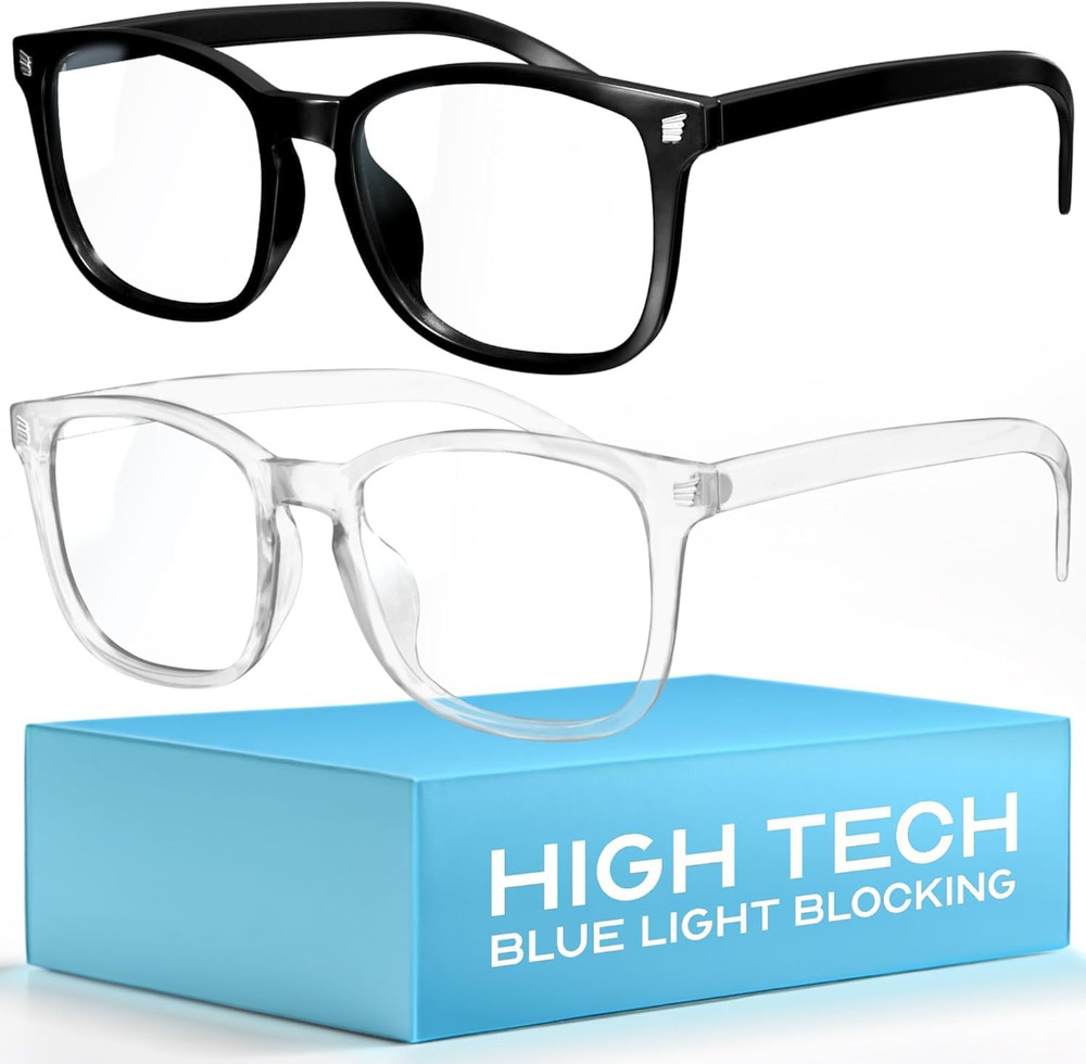 High Tech Blue Light Glasses - Advanced Blue Light Blocking Computer Glasses - S