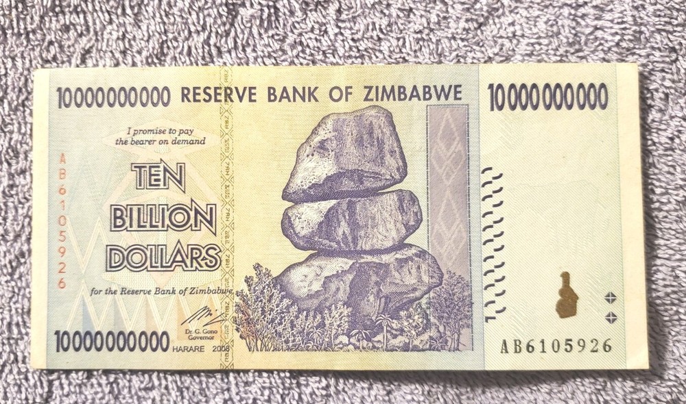 IT. # G-245 / One Zimbabwe $10 BILLION NOTE CIRCULATED  CONDITION