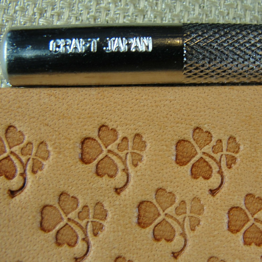Craft Japan - #E377 Clover Leaf Stamp (Leather Stamping Tool)