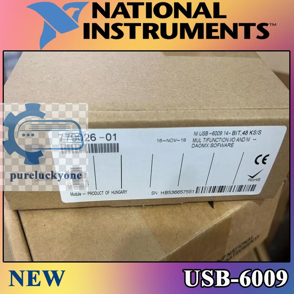 1pcs National Instruments USB-6009 Data Acquisition Card, NI DAQ, Multifunction