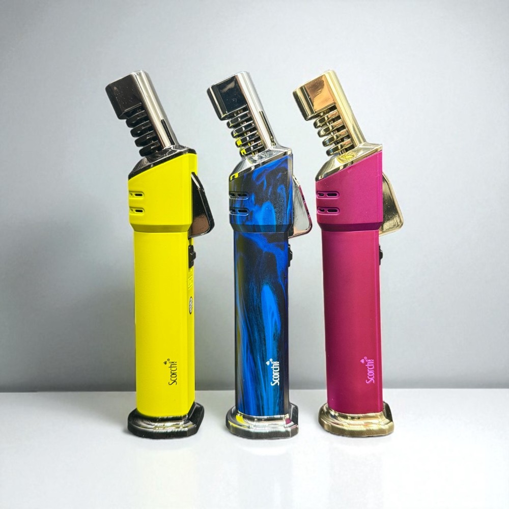 Scorch Torch 61675 – 6.5” Single Flame Refillable Butane Torch Lighter