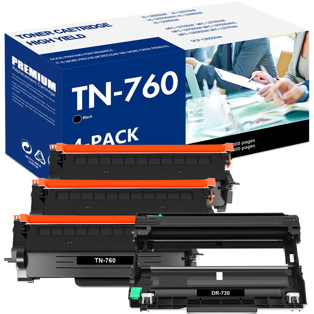 TN760 Toner DR730 Drum fits for Brother MFC-L2690DW MFC-L2710DW L2550DW Lot