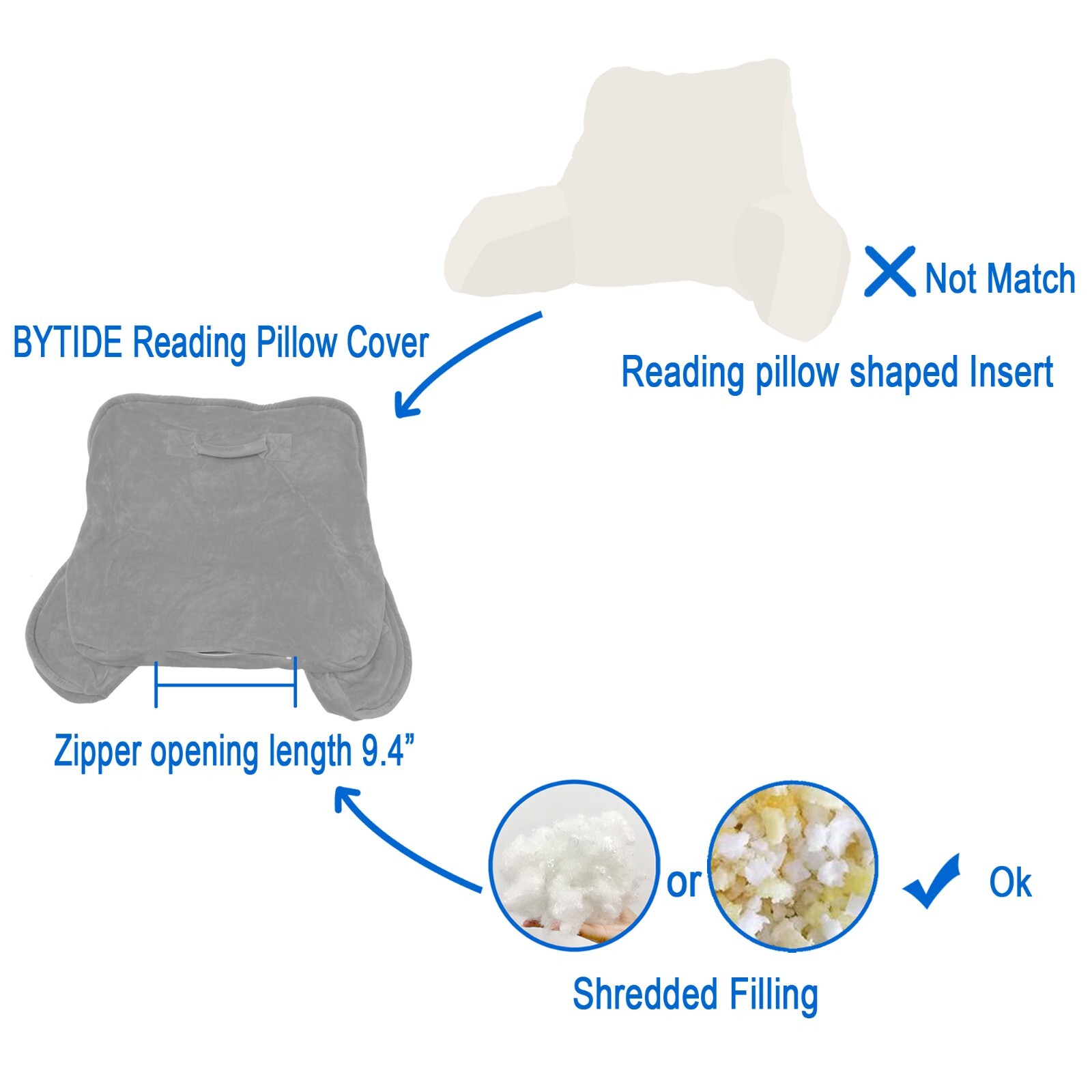 Super Soft Plush Backrest Pillow Bed Cushion Support Reading Back Rest Arm Chair