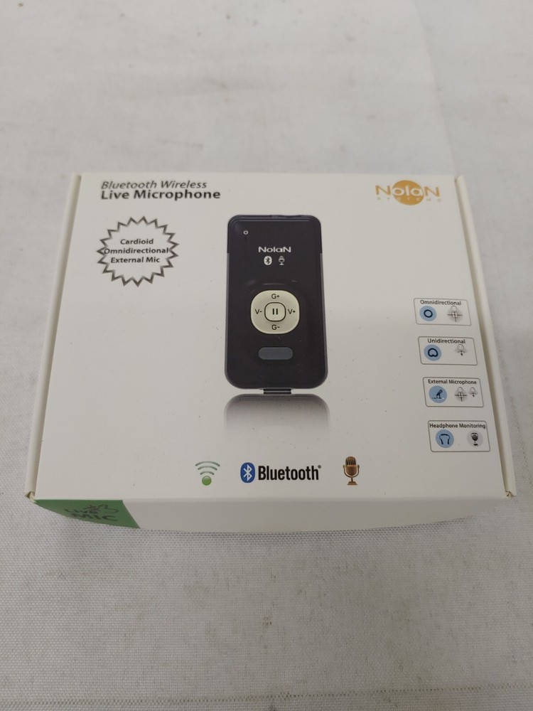 Used Nolan Systems Bluetooth Wireless Live Microphone