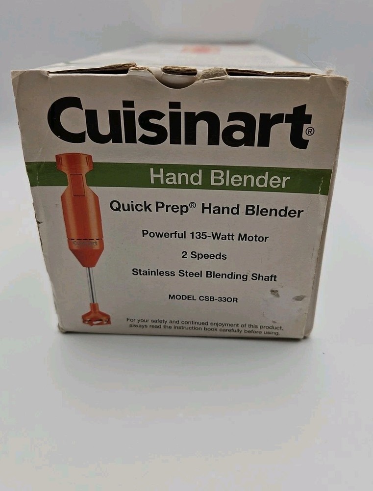Cuisinart hand blender CSB-33OR