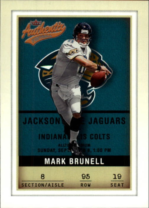 2002 Fleer Authentix #95 Mark Brunell - FB