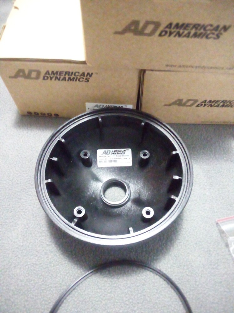 (X6) American Dynamics - ADCBMPEND - BLACK 3/4" THREAD Pendant Cap OPEN BOX