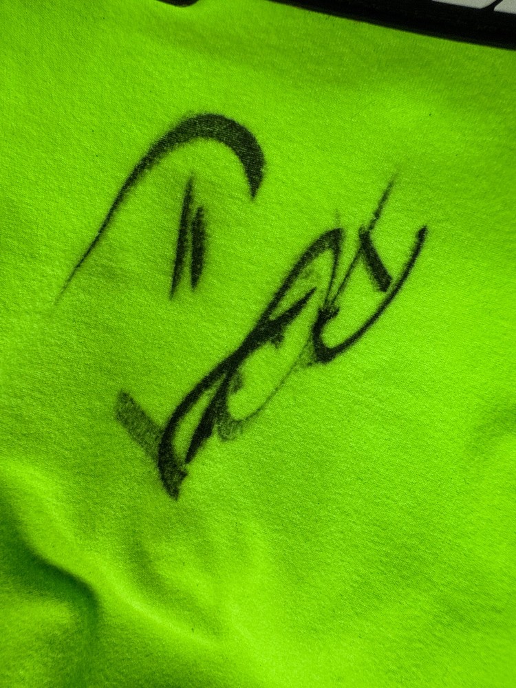 reusch signed ski hat beanie green