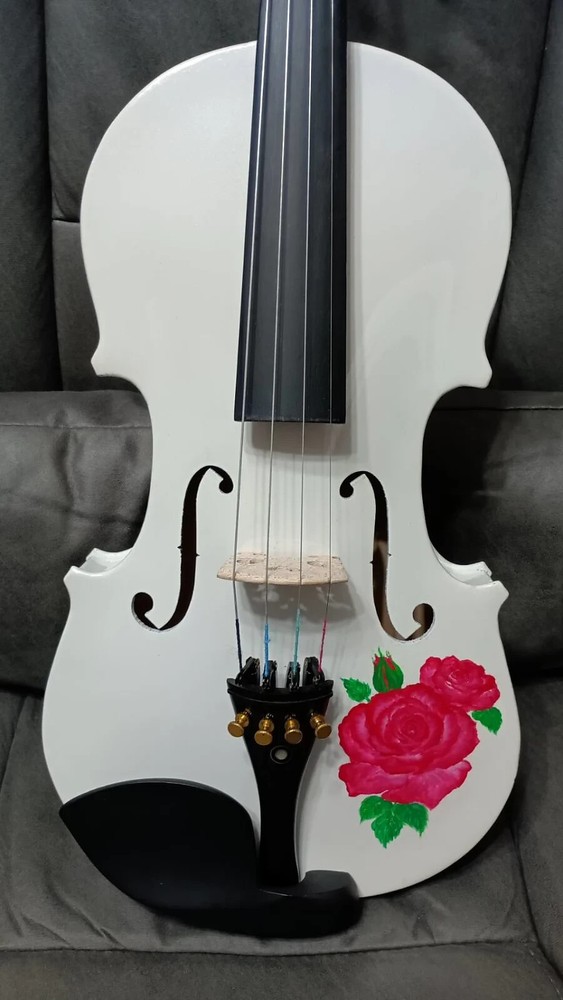 PEACOCK HAND-PAINTED SOLID SPRUCE TOP MAPLE BACK/SIDES VIOLIN 4/4