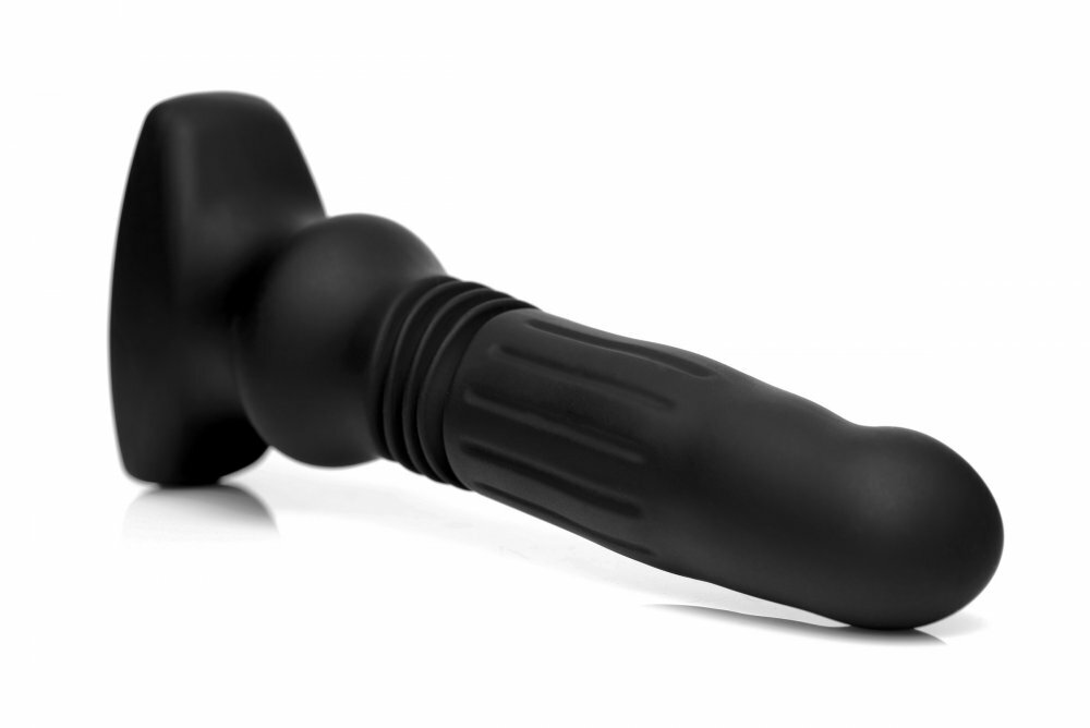 Thrusting Anal Butt Plug Silicone Vibrating Dildo With Remote Control Ass Play