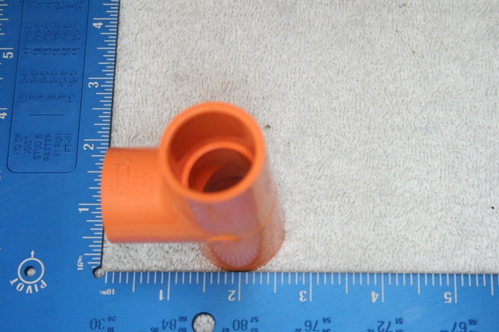 Spears 3/4" Tee Socket CPVC Sprinkler Fitting SCH 40 - 4201-007 Orange