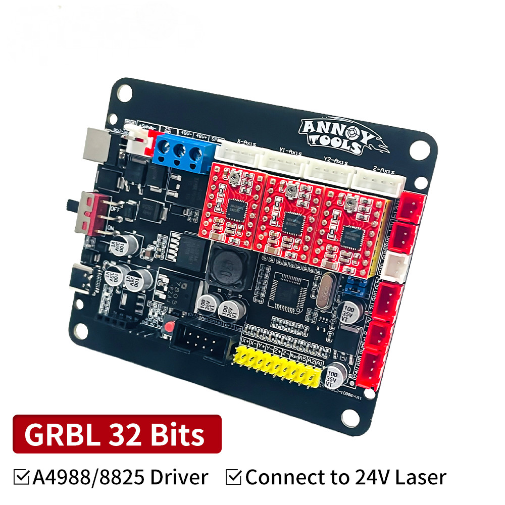 32bits GRBL Controller 3 Axis Driver Board Stepper Motor Drive for CNC Engraving