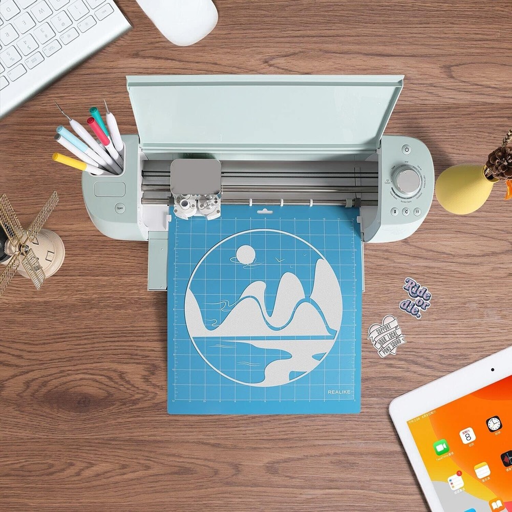 12x12 LightGrip Cutting Mat Set - Ideal for Cricut Projects & More