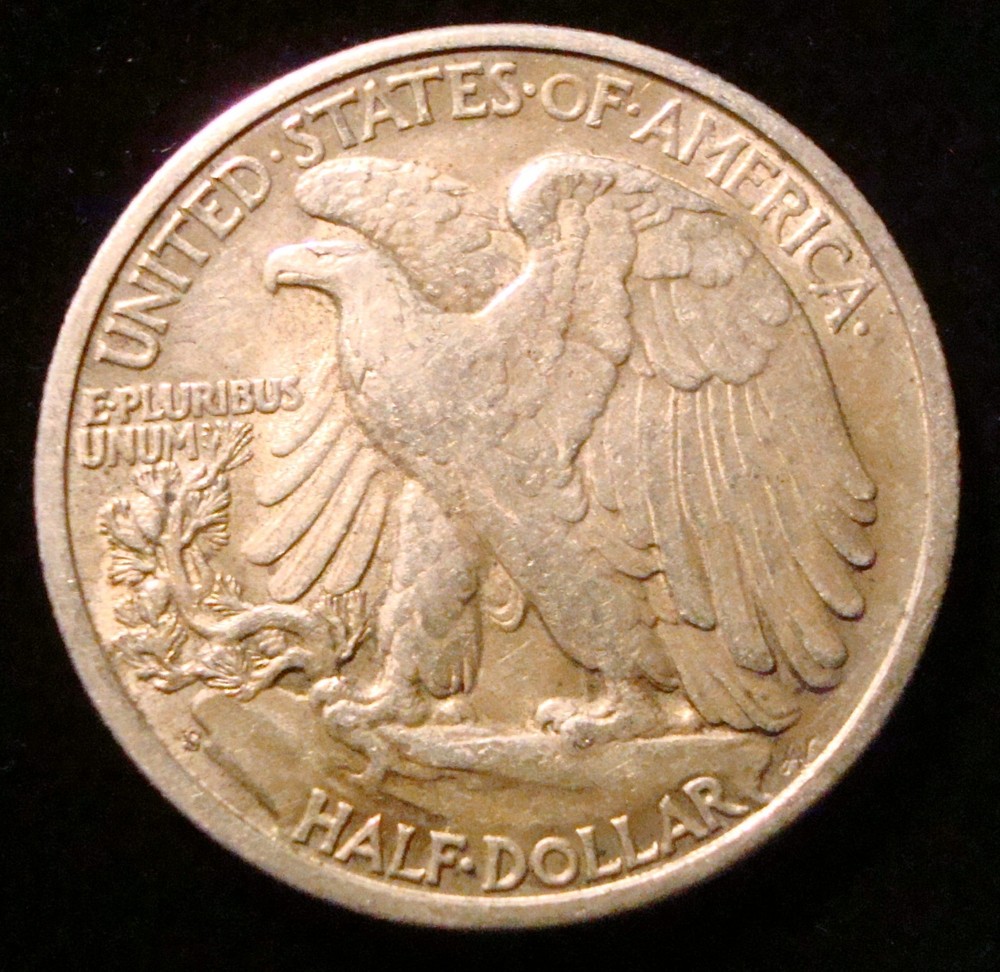 1944-S Walking Liberty Half dollar