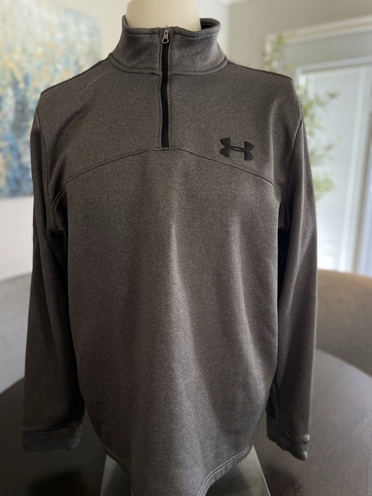 Under Armour Men’s Lg 1/4 Zip Grey Pullover