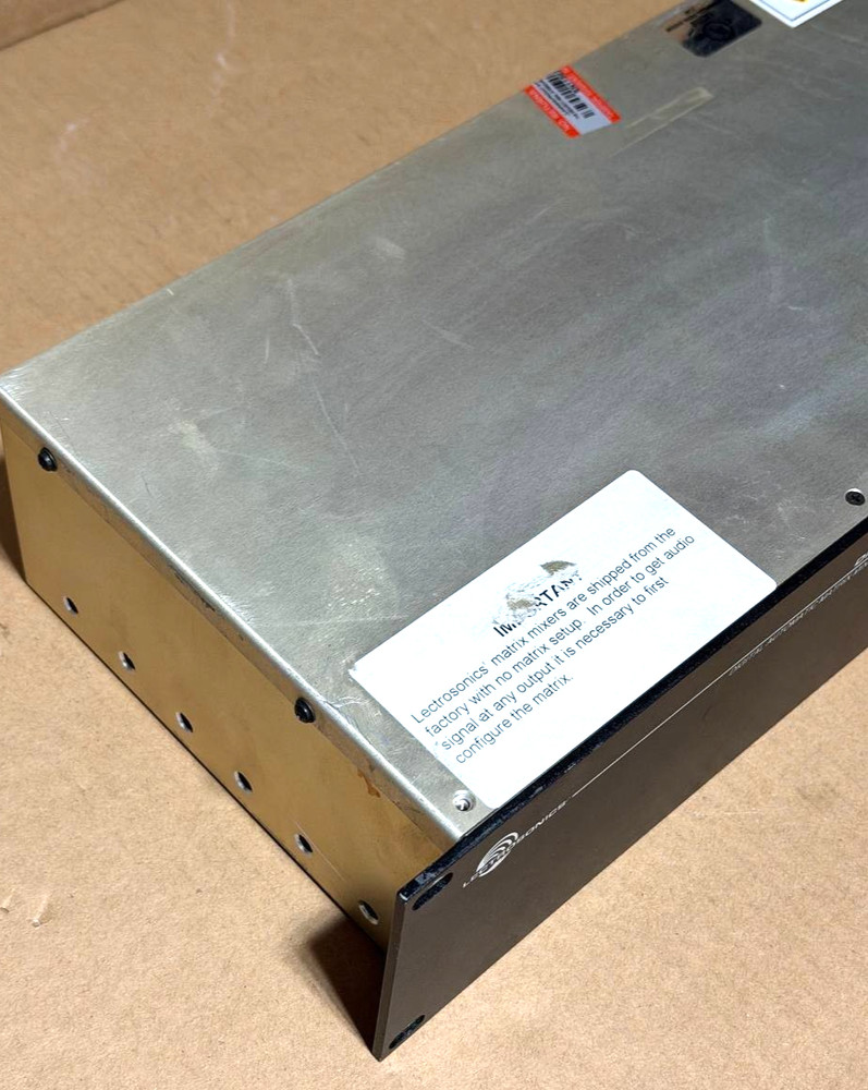 Lectrosonics DM1612 Digital Automatic Matrix Mixer +DPS