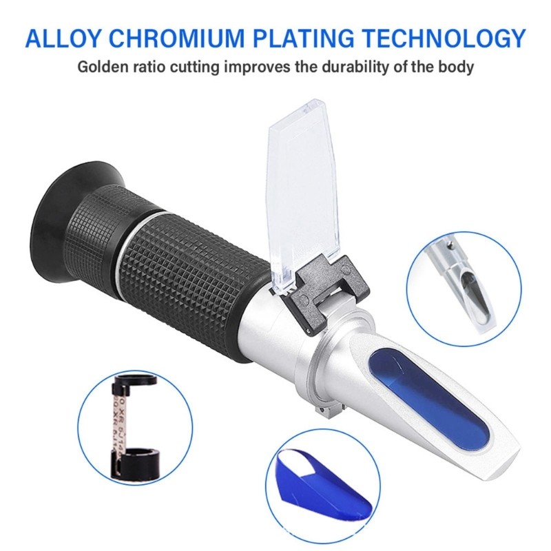 Permanent Aluminum Refractometer for Battery Electrolytic and Windshield Washer