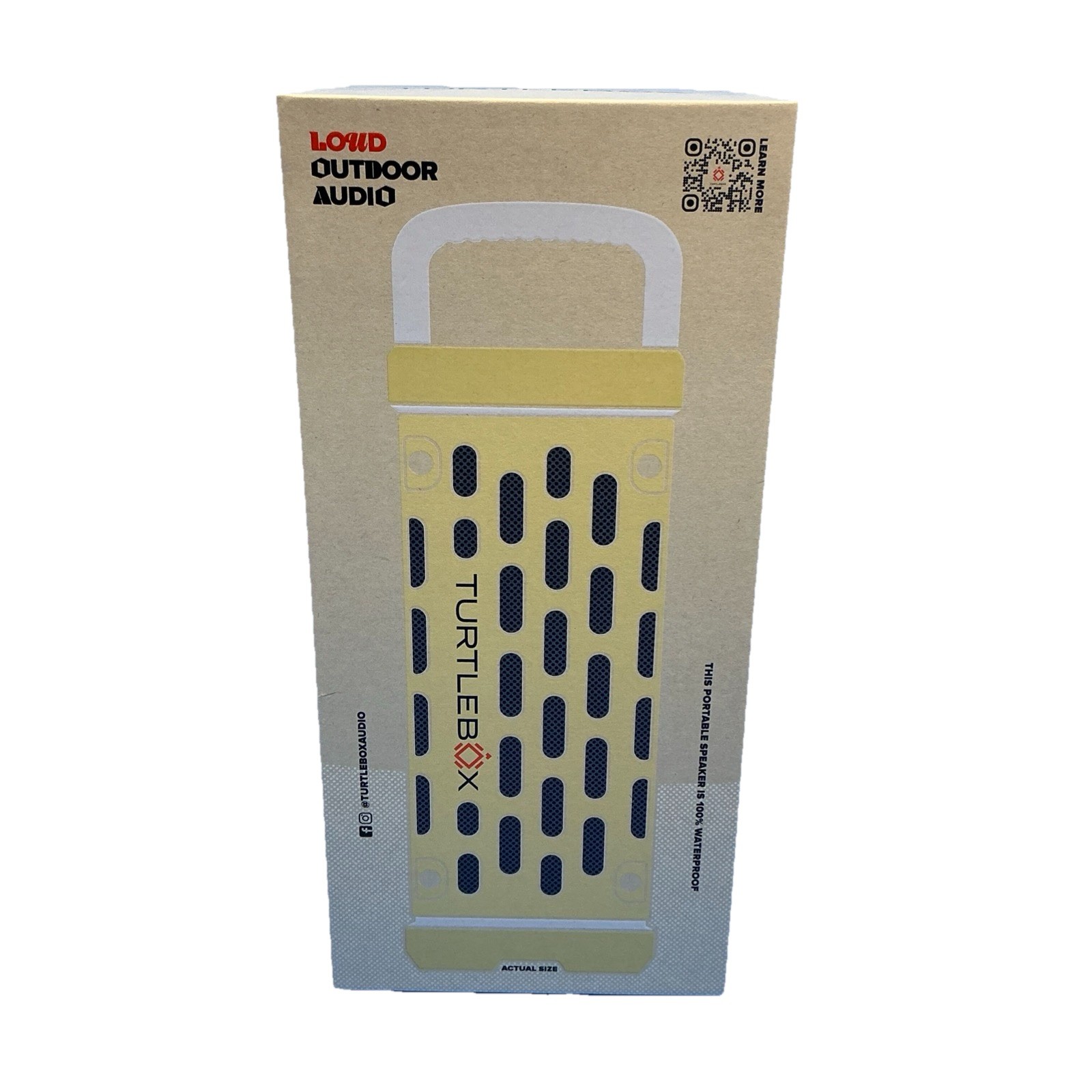 Turtlebox Ranger Loud Outdoor Bluetooth Speaker Yellow – Limited Edition NEW